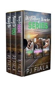 3D box set cover of the last three books in the Rolling Thunder series.